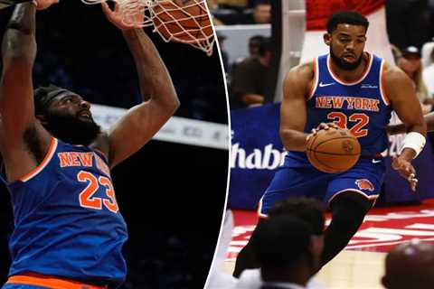 Knicks’ Karl-Anthony Towns likely getting chance to build on intriguing Mitchell Robinson chemistry