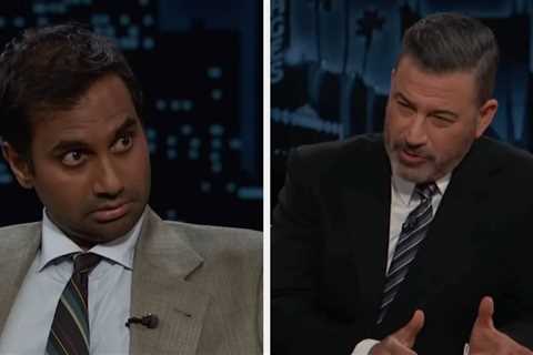 Jimmy Kimmel Grilled Aziz Ansari On His Participation In The Controversial Riyadh Comedy Festival