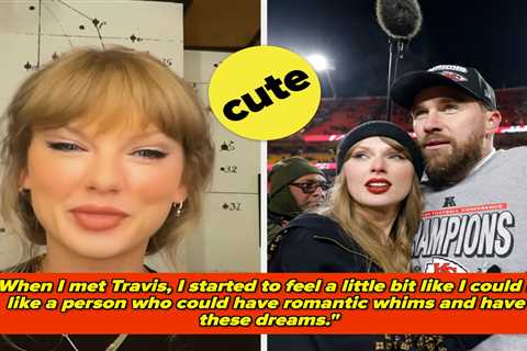 Here Is Every Time Taylor Swift Couldn’t Stop Talking About Travis Kelce In Her Album Interviews
