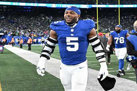Kayvon Thibodeaux caught dropping ‘f–k them Eagles’ diss after Giants conquest