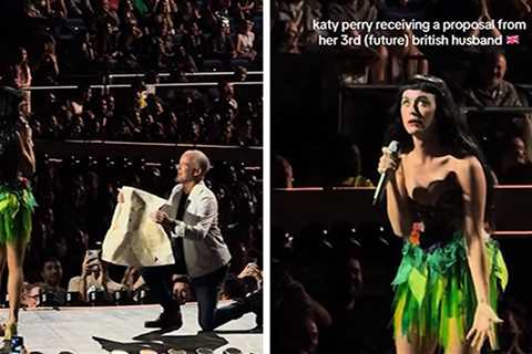 Katy Perry Proposed to On Stage, Seemingly Hints at Justin Trudeau Romance