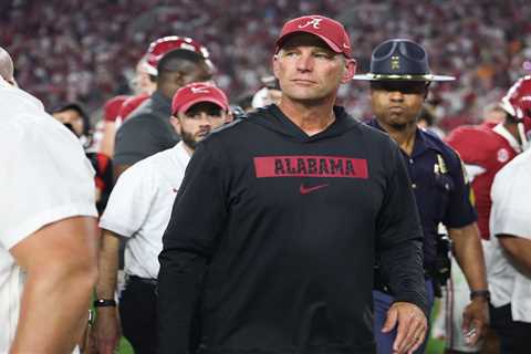 The legend of Kalen DeBoer’s ‘Black Hoodie of Death’ grows after another big Alabama win