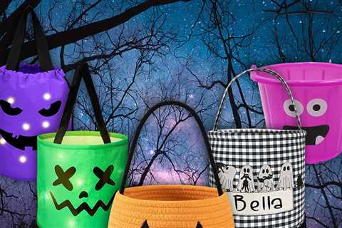 Trendy Trick-or-Treat Candy Buckets on Amazon