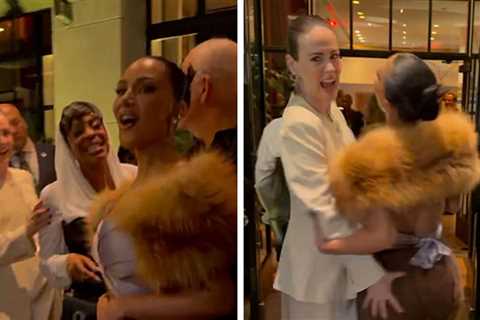 Kim Kardashian's Famous Ass Repeatedly Slapped By Sarah Paulson, on Video