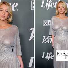 Sydney Sweeney Wore a Silver Christian Cowan X Elias Matso Dress the Variety Power Women Event