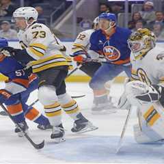 Islanders squander late lead, fall to Bruins in tough shootout loss