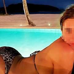 Guess the Sexy Poolside Star in Her Animal-Print Bikini!