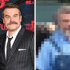 David Harbour Was Photographed On The Set Of His New Movie, And He Looks Totally Unrecognizable