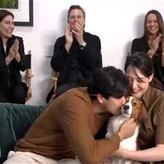 Shohei Ohtani has awkward moment with wife and dog while accepting NL MVP award