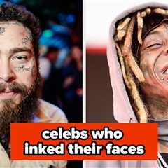19 Celebs With 1, 2, Or A LOT Of Face Tattoos