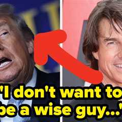 Donald Trump Just Took A Swipe At Tom Cruise, And It's So Petty