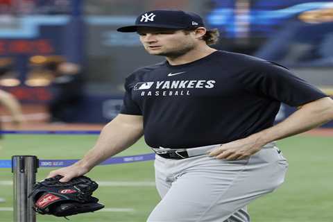Yankees’ Gerrit Cole back throwing off mound in positive Tommy John recovery step
