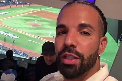 Drake Supports Hometown Blue Jays at Game 6 of the World Series