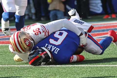 What we learned from Giants’ Week 9 loss: One scary play shows change that needs to be made around..