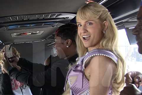 Meghan Trainor Films New Music Video on TMZ Tour Bus