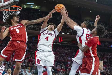 St. John’s fails first test as rally falls short in upset loss to No. 15 Alabama