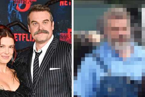 David Harbour Was Photographed On The Set Of His New Movie, And He Looks Totally Unrecognizable