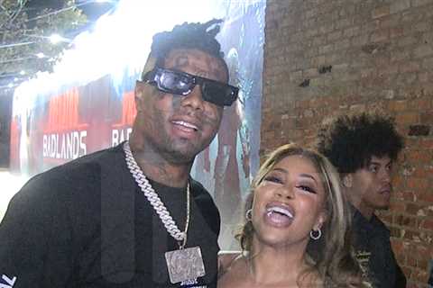 Blueface & Hazel-E Out on First Date in Hollywood With Roses and Laughs