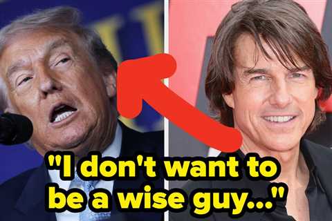 Donald Trump Just Took A Swipe At Tom Cruise, And It's So Petty