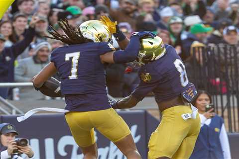 Notre Dame scores three times to start game vs. Syracuse — without offense touching the field