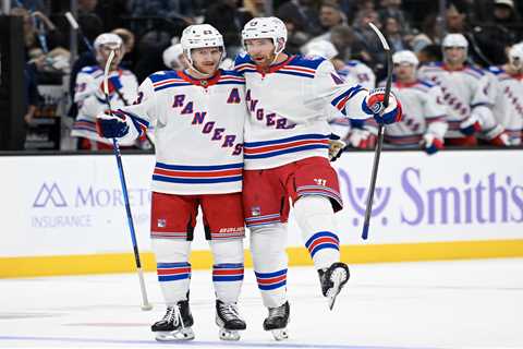 The Rangers’ Vladislav Gavrikov-Adam Fox pair is something right in a season going wrong