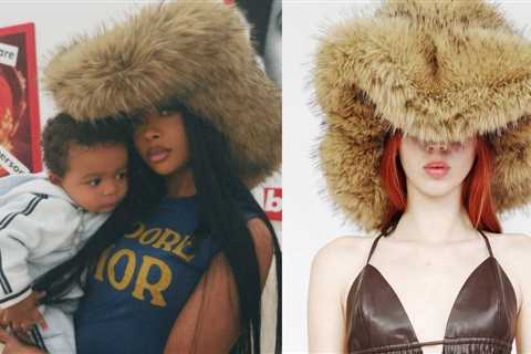 You ask, we answer! Skai Jackson Posed in a Brown $295 Kim Shui Faux Fur Hat for the ‘Gram