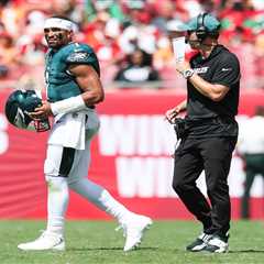 Fans egged embattled Eagles coordinator Kevin Patullo’s home after loss to Bears