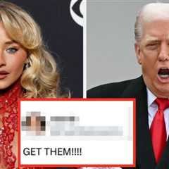 Sabrina Carpenter Had An A+++++ Response To ICE Using Her Song For A Promo Video