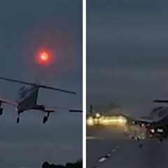 Plane's Emergency Landing on Top of Car on Florida Highway Caught on Video, Watch