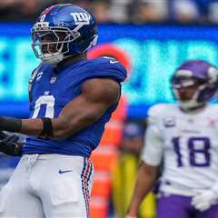 Andrew Thomas, Brian Burns banged up during Giants’ loss