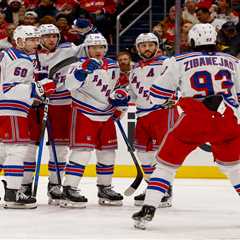 Rangers score much-needed win over Capitals with third-period eruption