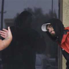 Fans Help Tylor Chase Weather the Cold And the Rain on Christmas Eve, On Video