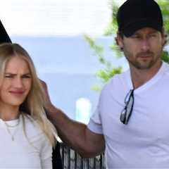 Glen Powell and Michelle Randolph Vacation Together in Miami