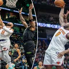 Jalen Brunson carries Knicks late again in sloppy win over Pelicans