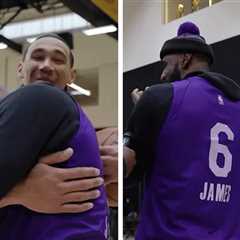 LeBron James Serenaded With 'Happy Birthday' Song At Lakers Practice
