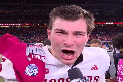 Fernando Mendoza basks in Indiana’s spotlight after making final Heisman case: ‘Flippin’ champs’