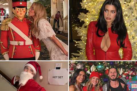 Stars Getting Into The Holiday Spirit 2025