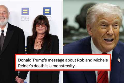 Trump's Extremely Disturbing Response To Rob Reiner's Death Is Being Criticized