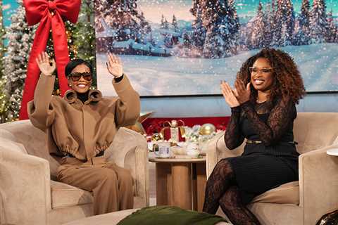 Teyana Taylor Brings Modern Elegance to The Jennifer Hudson Show in a Camel Victoria Beckham Fall..