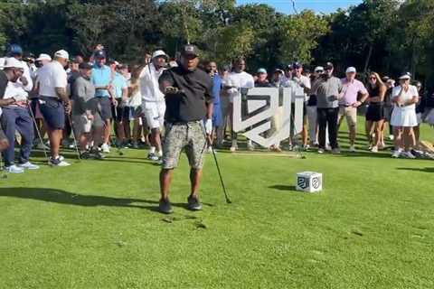 Ja Rule drills tee shot into crowd at Derek Jeter tournament in dangerous scene