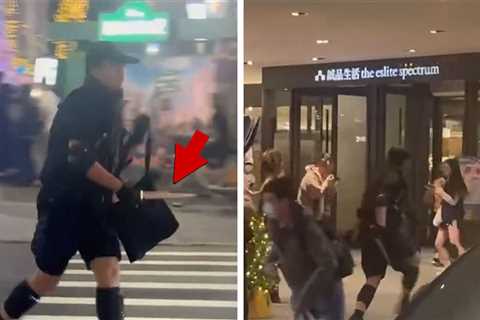 Maniac Goes on Slashing Spree With Knife and Smoke Bombs in Taiwan, On Video