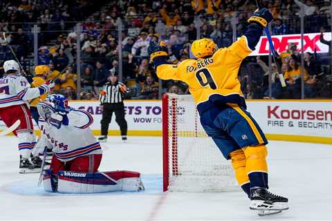 Shorthanded Rangers struggle mightily again in brutal loss to Predators