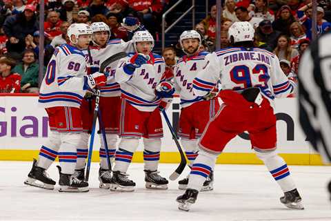 Rangers score much-needed win over Capitals with third-period eruption