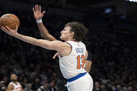 Tyler Kolek delivers Knicks silver lining with career night in road loss