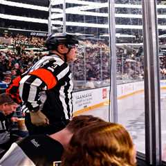 Will Ferrell dresses up in full NHL referee uniform for Kings game