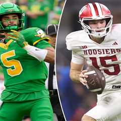 How to watch No. 5 Oregon vs. No. 1 Indiana in the Peach Bowl CFP semifinal for free