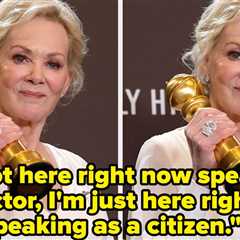 Jean Smart Alluded To Her Political Red Carpet Rants During Her Golden Globe Acceptance Speech, And ..