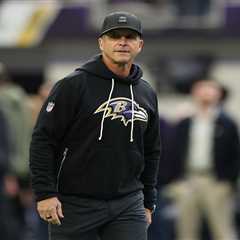 Giants can’t sway John Harbaugh with first pitch as coach’s interview tour continues