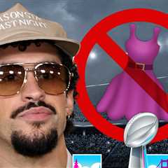 Bad Bunny Will Not Wear Dress During Super Bowl Halftime Show