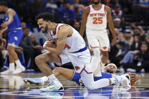 Landry Shamet eyes ‘next step’ with Knicks return unknown after painful injury